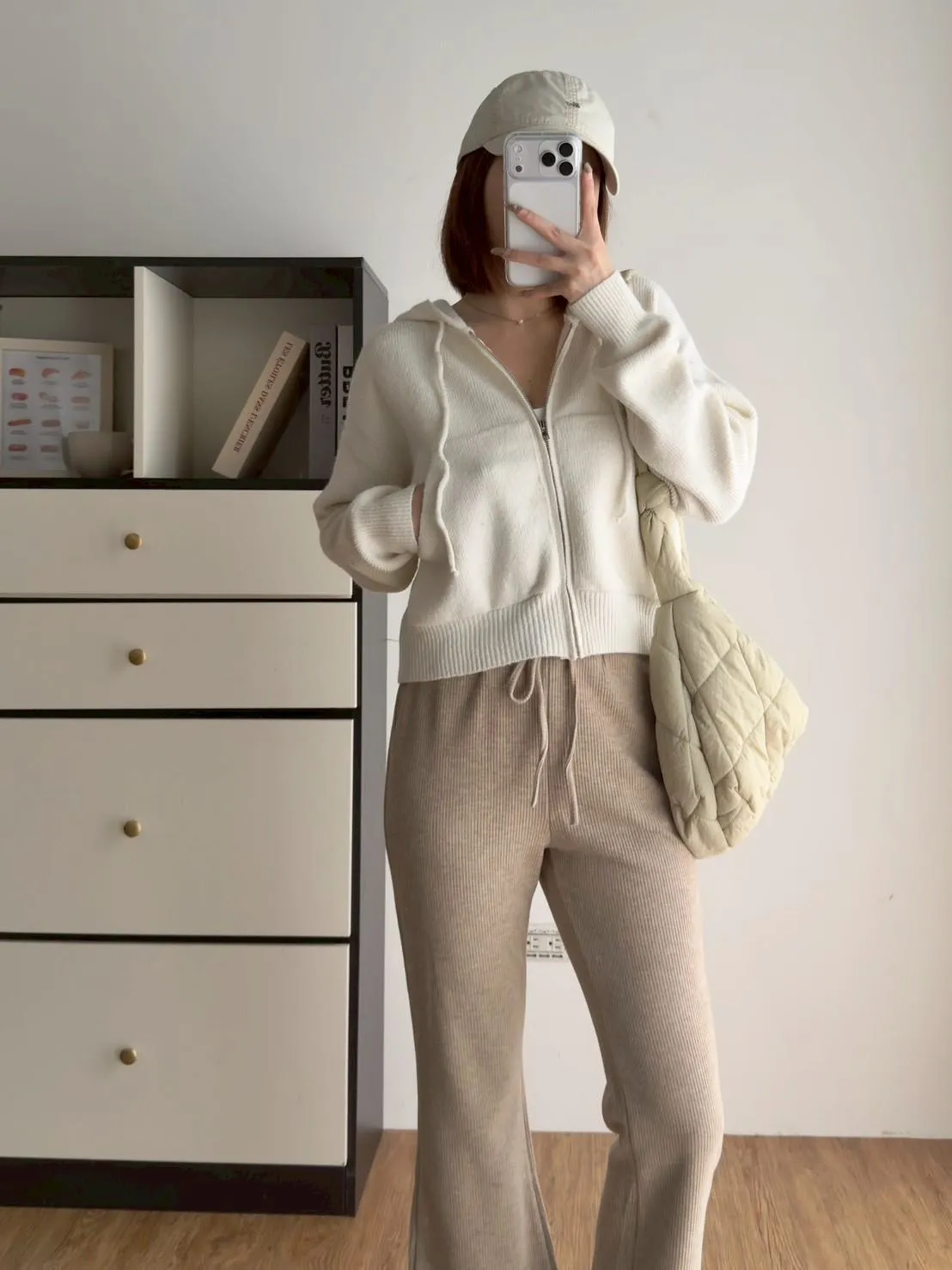 休閒拉鍊連帽毛衣外套