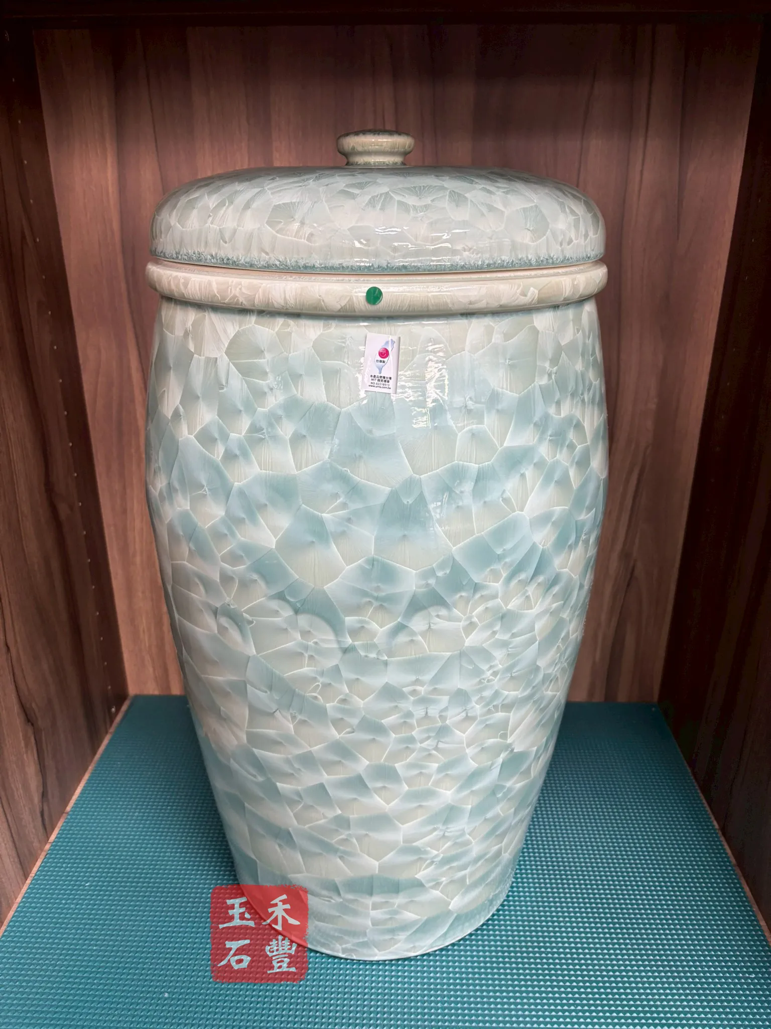 藍結晶-手拉坏結晶釉-金斗甕