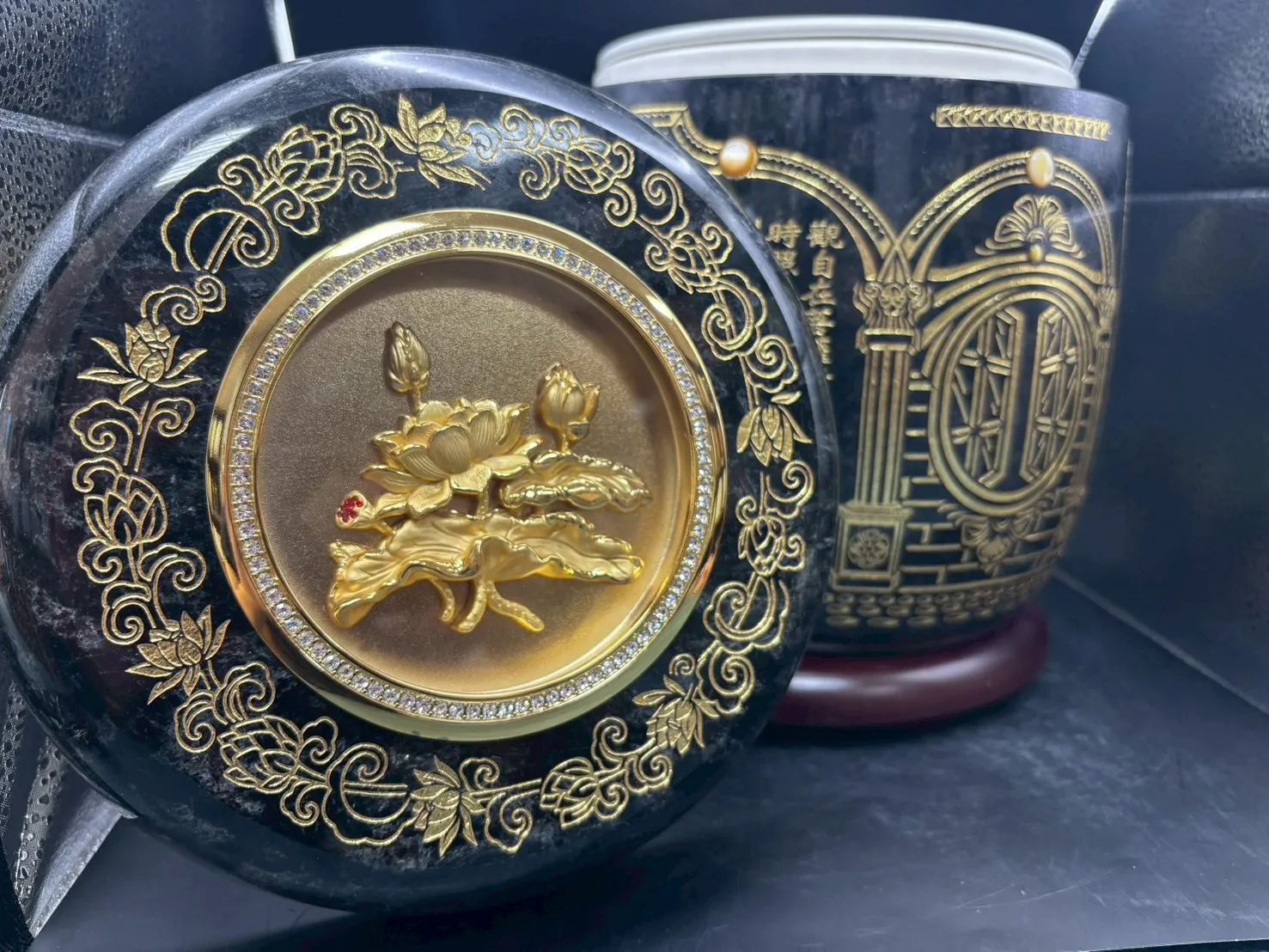 閃玉心經三合一(專利)骨灰罈