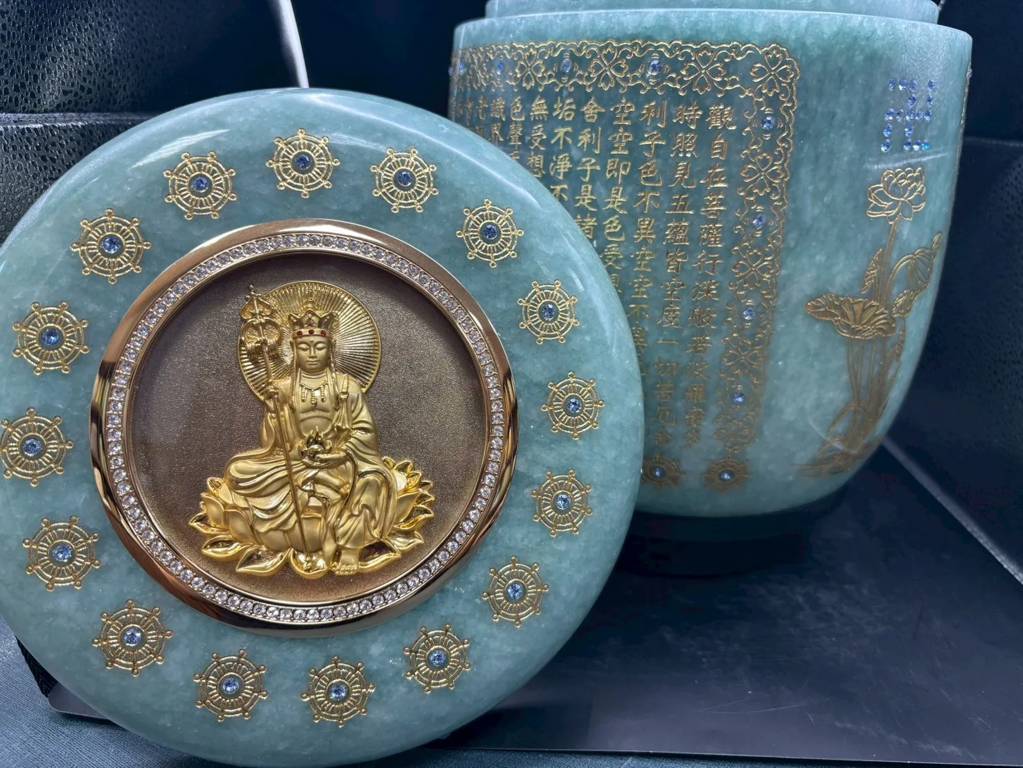 海藍寶鋅合金-骨灰罈 (骨灰罐) 