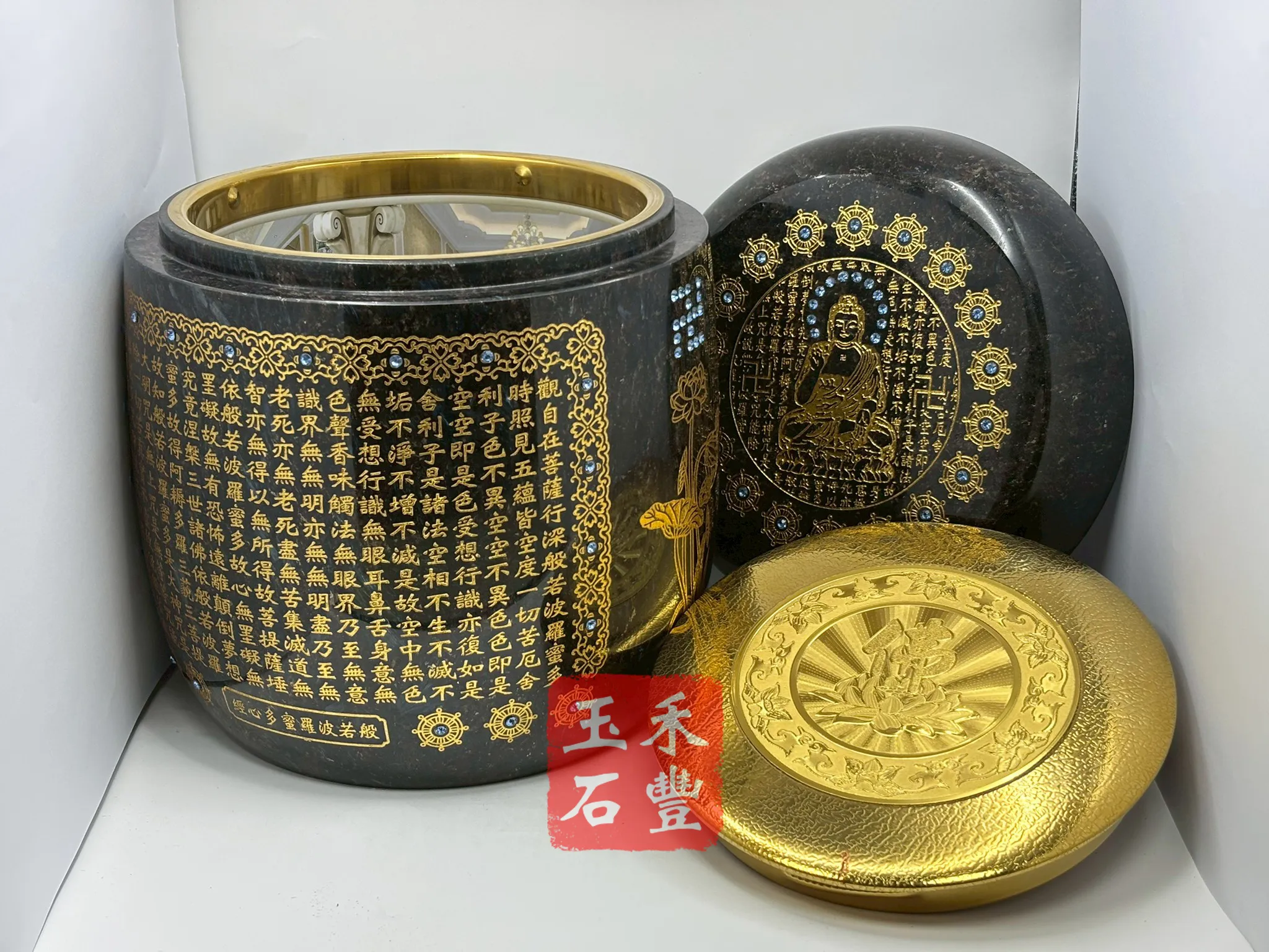 閃玉心經三合一(專利)骨灰罈