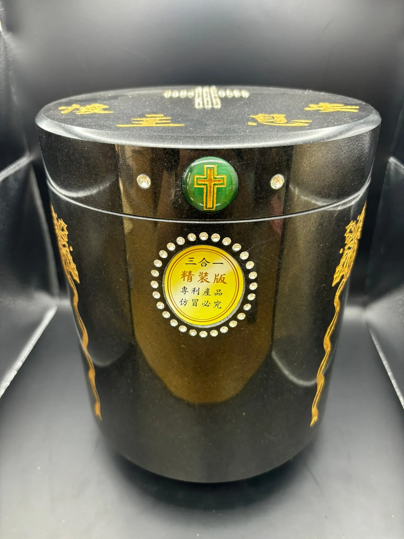 黑花崗石 骨灰罈 (骨灰罐)