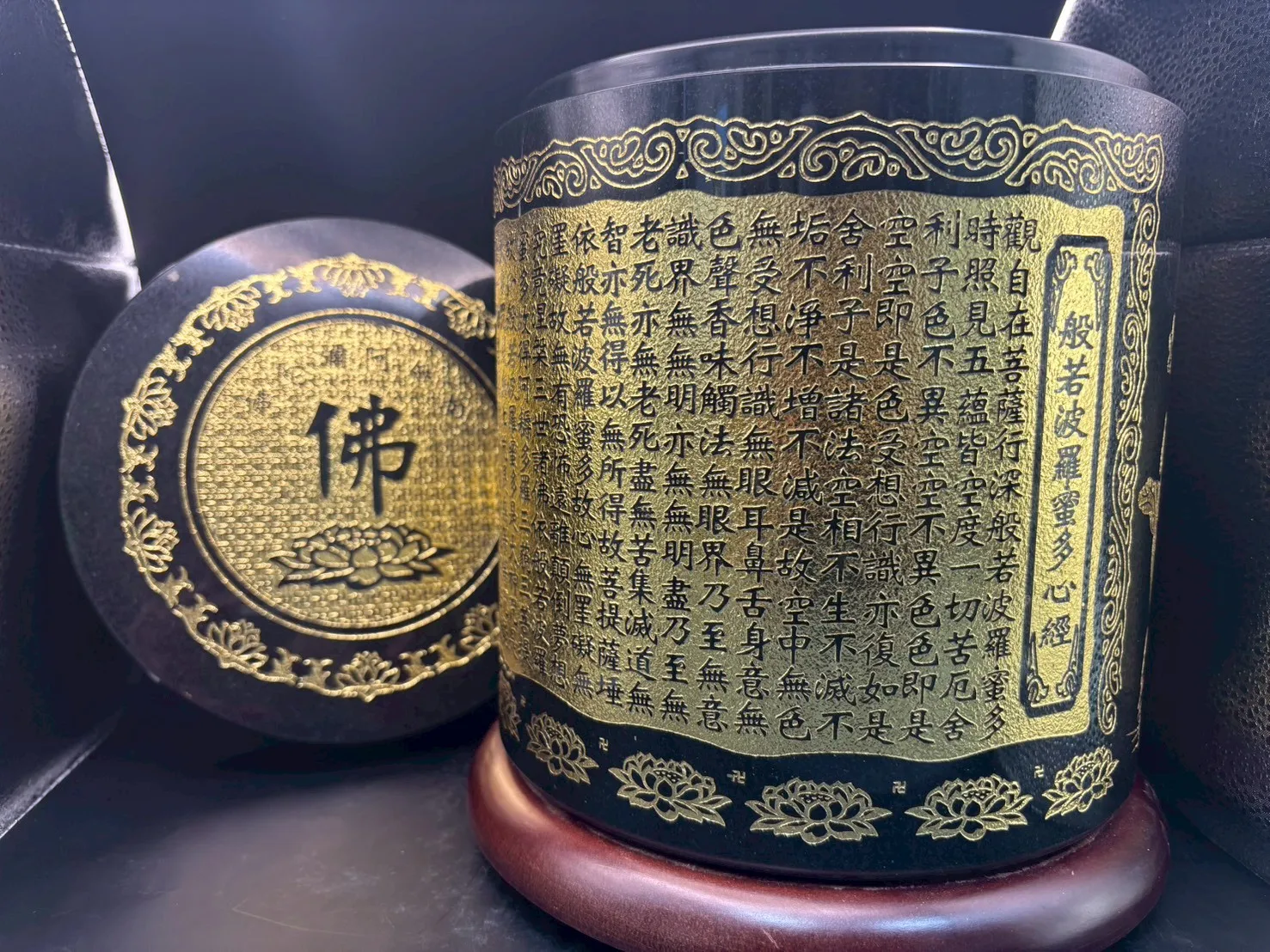 黑花崗石 骨灰罈 (骨灰罐)