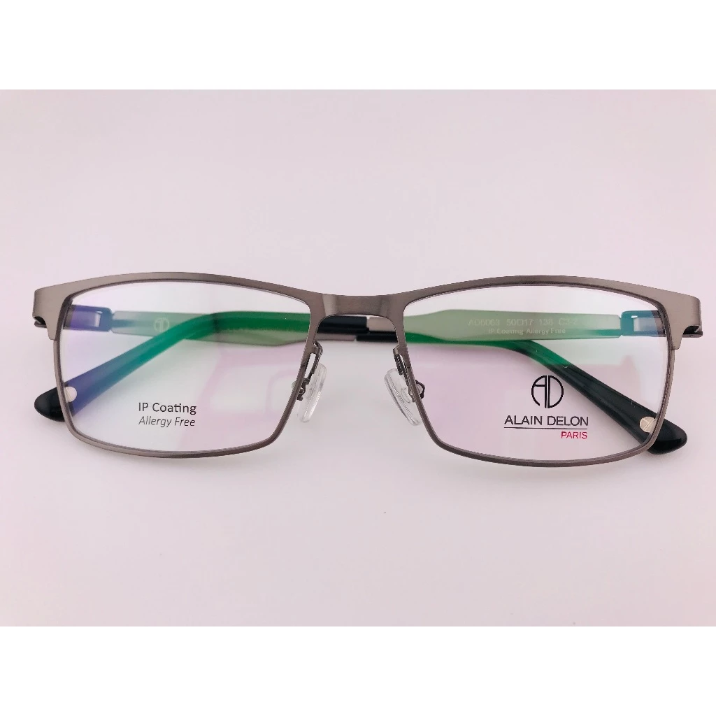 全新法國品牌 ALAIN DELON 亞蘭德倫 AD6063 鏡框 眼鏡 不鏽鋼 輕量眼鏡