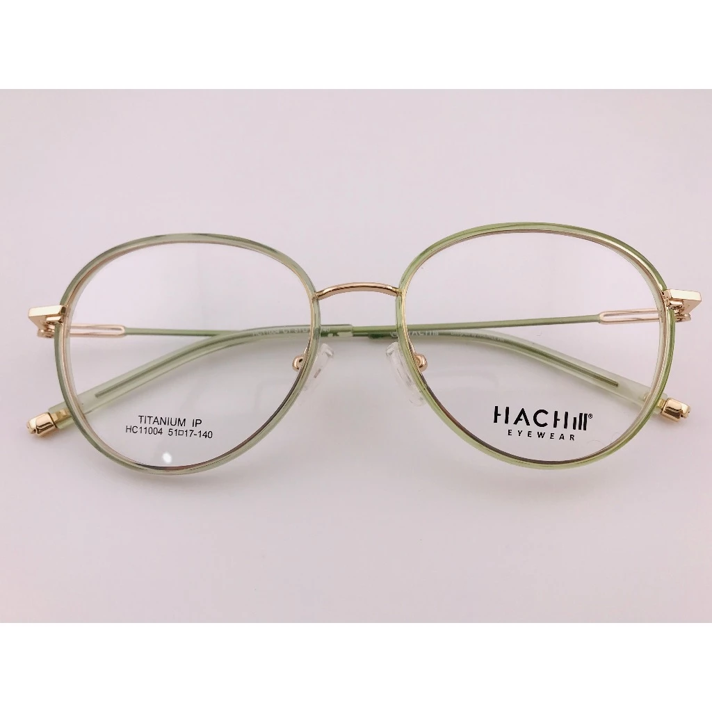 HACHILL 香港潮牌眼鏡 HC1004-C1 橄欖綠眼鏡 鏡框 眼鏡 鈦金屬 TR流行眼鏡