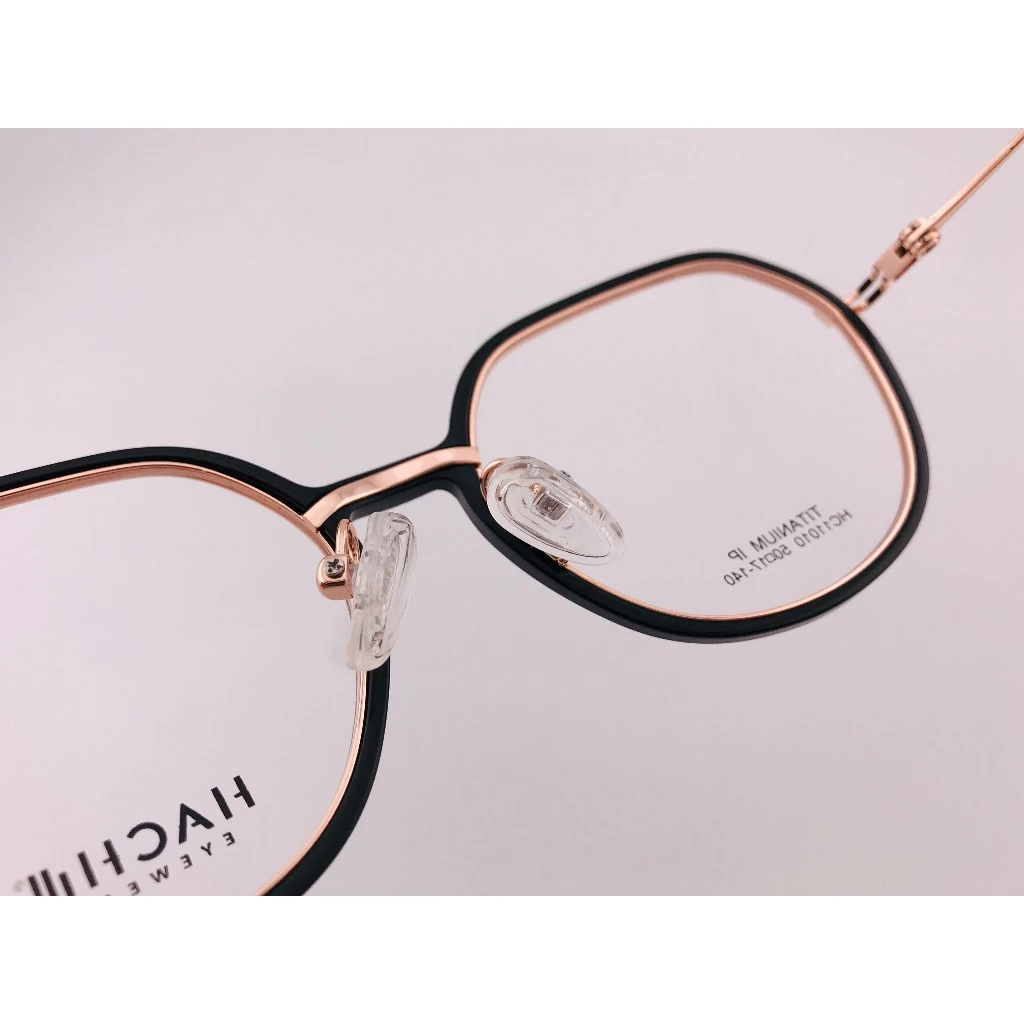 HACHILL 香港潮牌眼鏡 HC11010-C5 黑色眼鏡 鏡框 眼鏡 鈦金屬 TR流行眼鏡