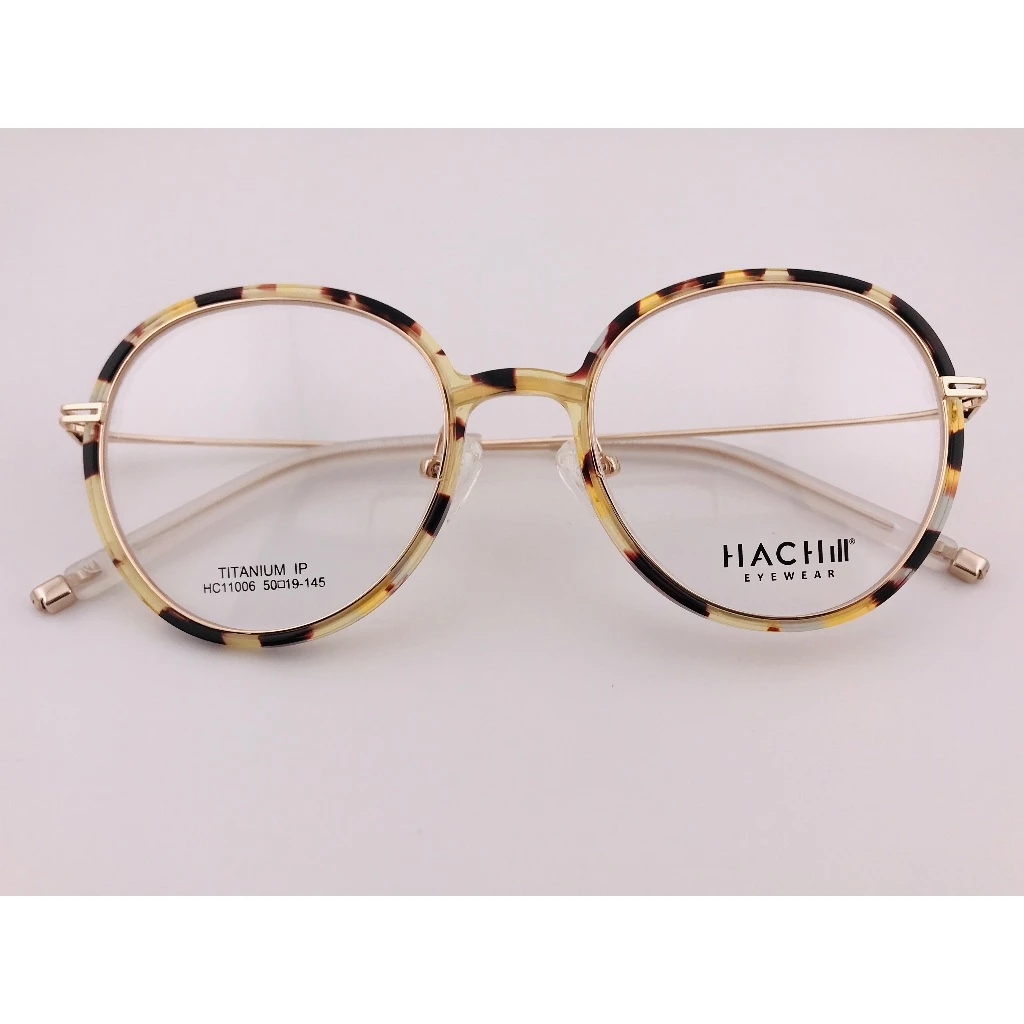 HACHILL 香港潮牌眼鏡 HC11006-C2 琥珀色眼鏡 鏡框 眼鏡 鈦金屬 TR流行眼鏡
