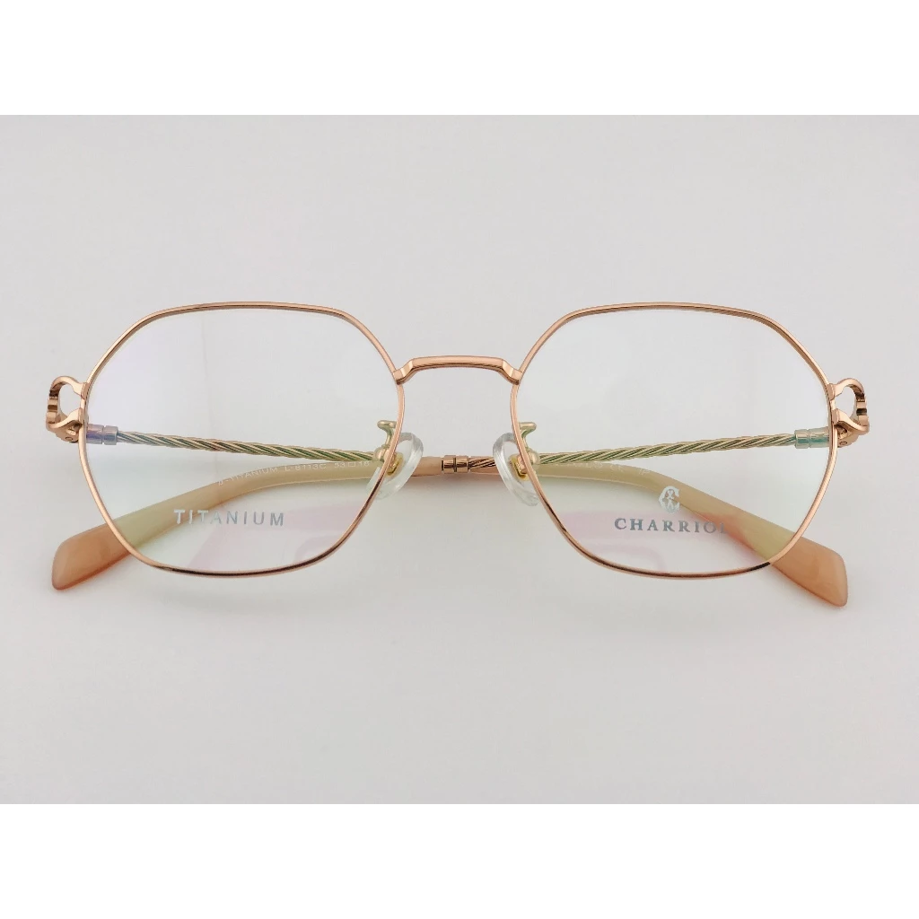 全新 瑞士精品品牌【CHARRIOL 夏利豪】L-6113C 光學眼鏡 鏡框 鈦金屬 鋼索設計 純鈦/β鈦材質