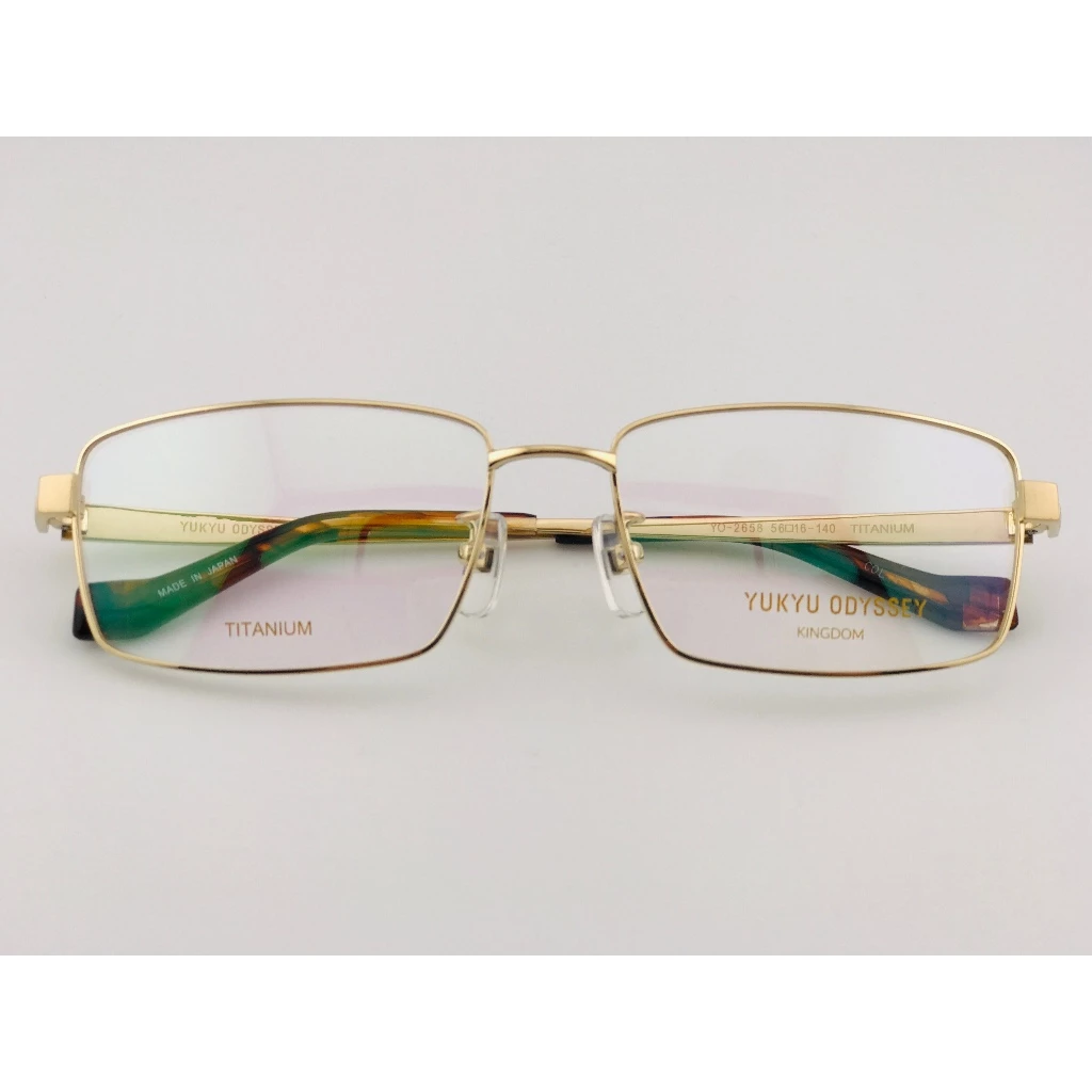 全新 日系品牌 日本製造【悠久YUKYU ODYSSEY】YO-2658-1光學眼鏡 鏡框 鈦金屬 眼鏡 純鈦/β鈦材質