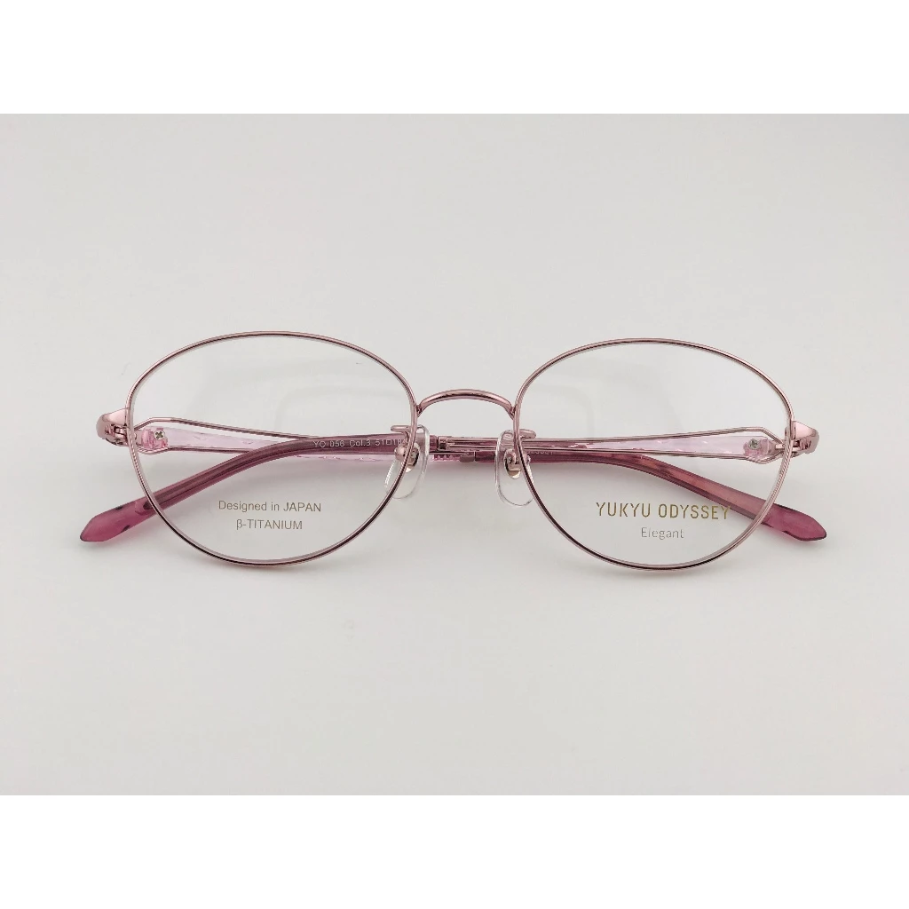 全新 日系品牌【悠久YUKYU ODYSSEY】YO-056-C3光學眼鏡 鏡框 鈦金屬 眼鏡 純鈦/β鈦材質