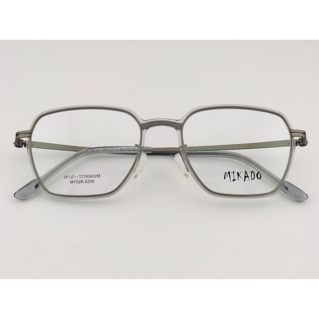全新 【日本MIKADO鏡框】 M7528-2200 鏡框 眼鏡 光學眼鏡 鈦眼鏡 鈦金屬眼鏡 輕量眼鏡