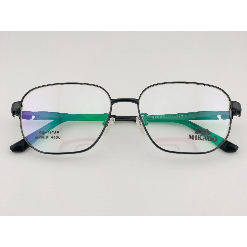 全新 【日本MIKADO鏡框】大框 大尺寸 M7069-4100 鏡框 眼鏡 光學眼鏡 鈦眼鏡 鈦金屬眼鏡 輕量眼鏡