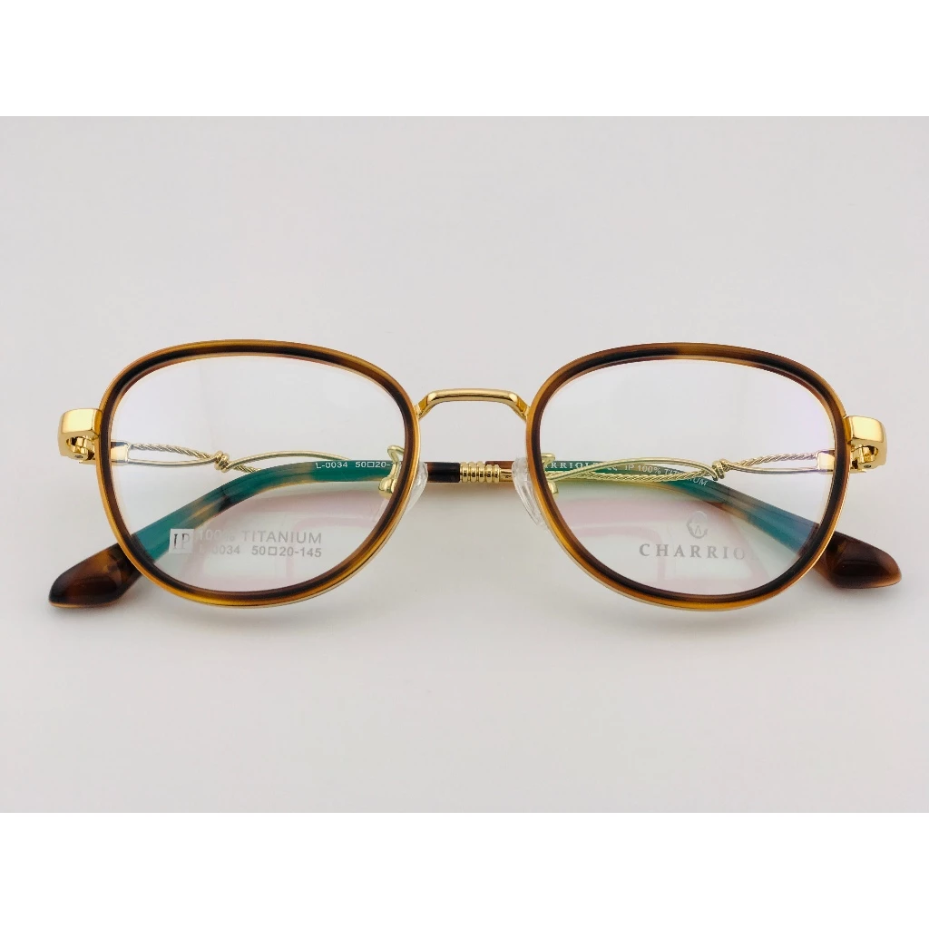 全新 瑞士精品品牌【CHARRIOL 夏利豪】L-0034 光學眼鏡 鏡框 鈦金屬 鋼索設計 純鈦/β鈦材質
