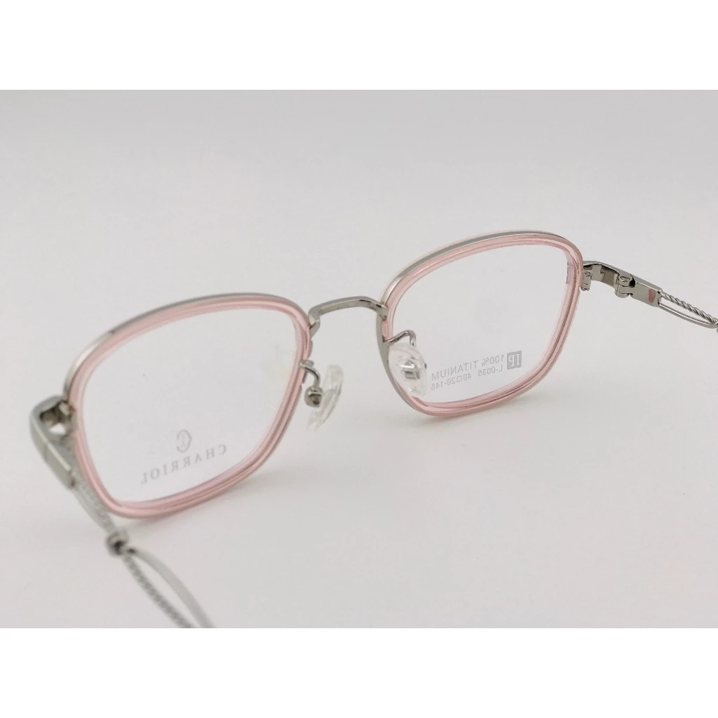 全新 瑞士精品品牌【CHARRIOL 夏利豪】L-0035-C3 光學眼鏡 鏡框 鈦金屬 鋼索設計 純鈦/β鈦材質