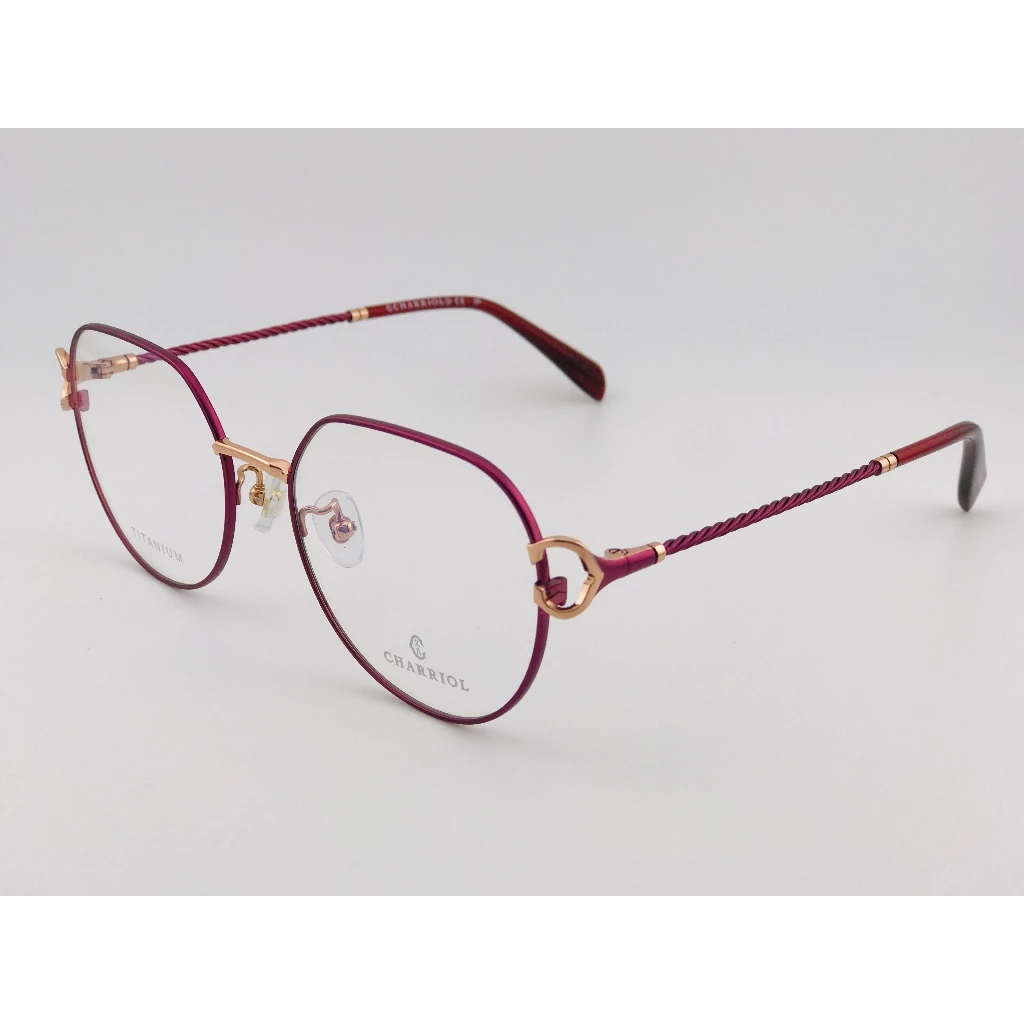 全新 瑞士精品品牌【CHARRIOL 夏利豪】L-6091 光學眼鏡 鏡框 鈦金屬 鋼索設計 純鈦/β鈦材質