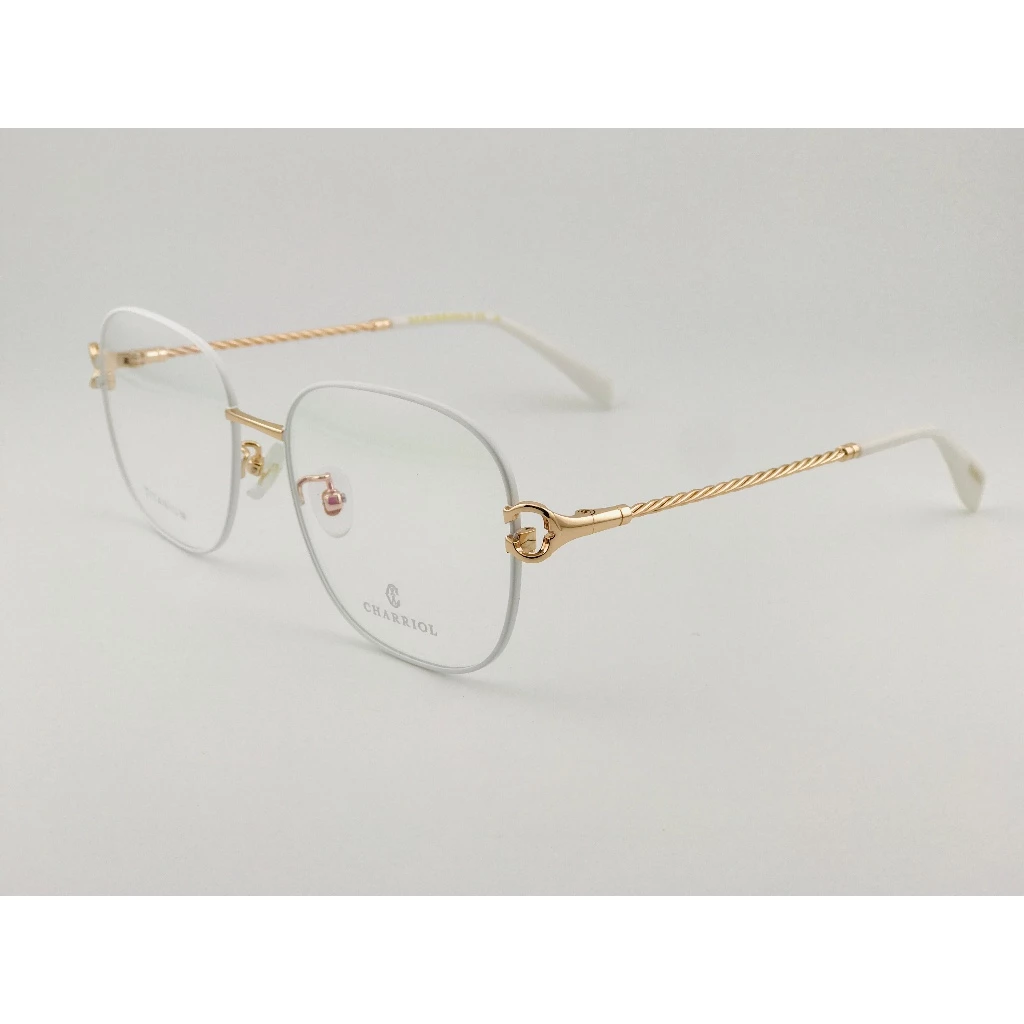 全新 瑞士精品品牌【CHARRIOL 夏利豪】L-6113B 光學眼鏡 鏡框 鈦金屬 鋼索設計 純鈦/β鈦材質