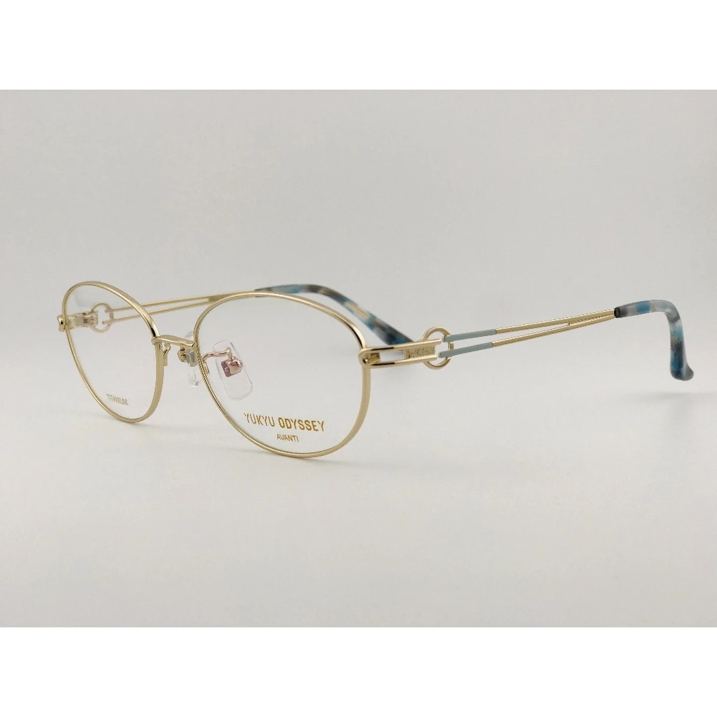 全新 日系品牌 日本製造【悠久YUKYU ODYSSEY】YO-909-GP光學眼鏡 鏡框 鈦金屬 眼鏡 純鈦/β鈦材質
