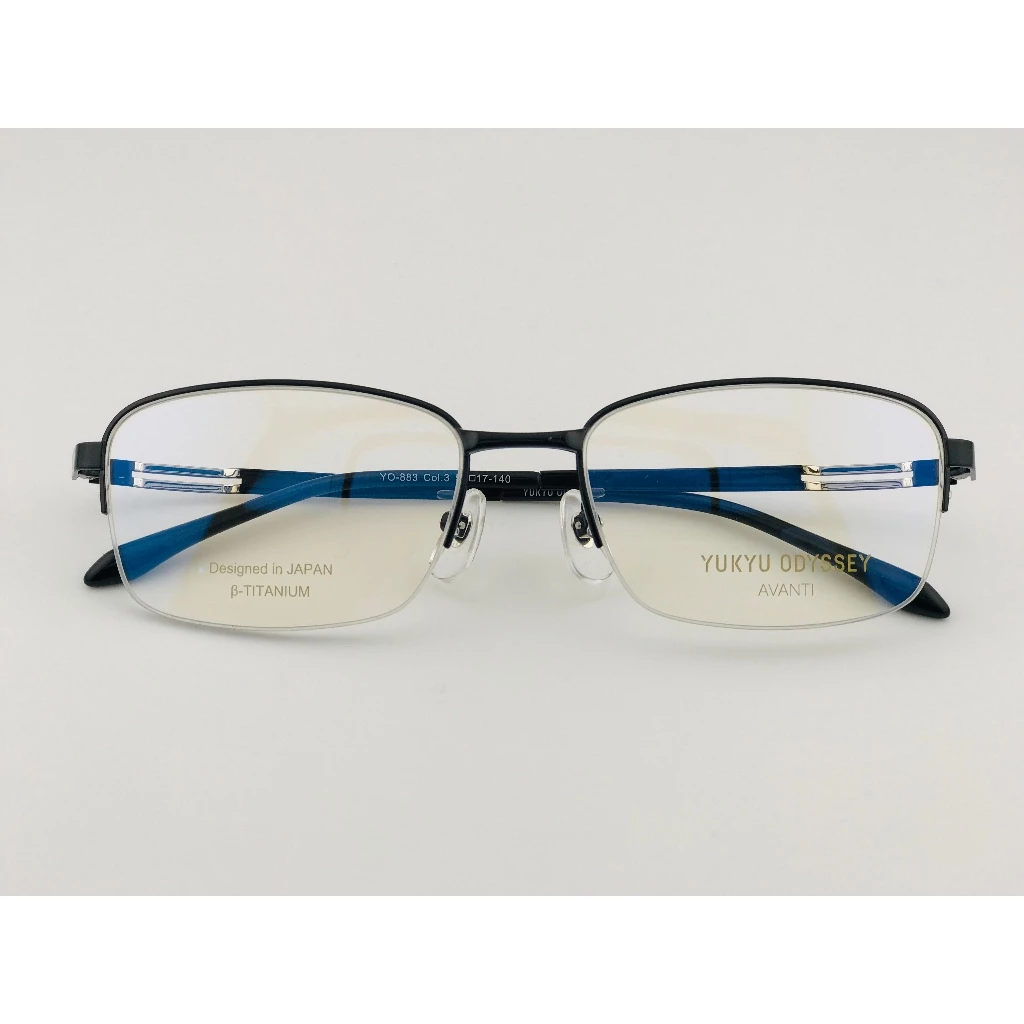 全新 日系品牌【悠久YUKYU ODYSSEY】YO-883-C3光學眼鏡 鏡框 鈦金屬 眼鏡 純鈦/β鈦材質