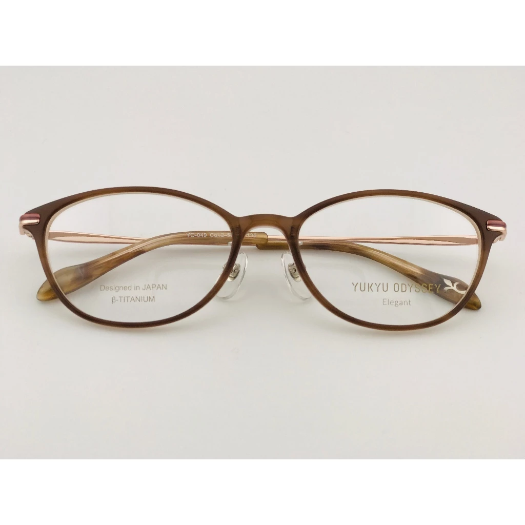 全新 日系品牌【悠久YUKYU ODYSSEY】YO-049-2 光學眼鏡 鏡框 鈦金屬 眼鏡 板料 純鈦/β鈦材質