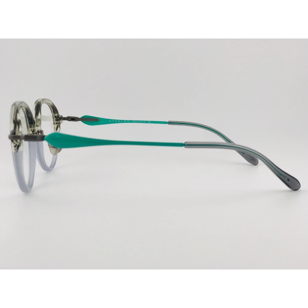 『合美眼鏡』【STEELER】1575-C3台灣原創設計 眼鏡 光學眼鏡 鏡框 鈦金屬 眼鏡 醋酸纖維