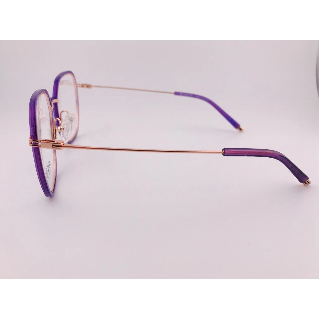 HACHILL 香港潮牌眼鏡 HC11011-C1 透明紫眼鏡 鏡框 眼鏡 鈦金屬 TR流行眼鏡