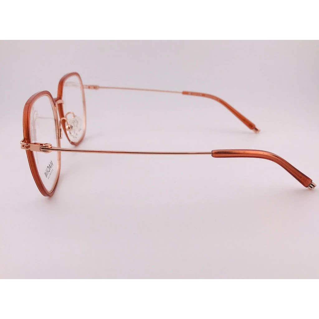 HACHILL 香港潮牌眼鏡 HC11011-C3 琥珀橘眼鏡 鏡框 眼鏡 鈦金屬 TR流行眼鏡