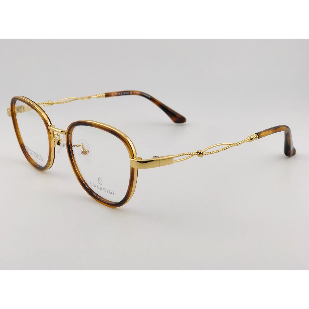 全新 瑞士精品品牌【CHARRIOL 夏利豪】L-0034 光學眼鏡 鏡框 鈦金屬 鋼索設計 純鈦/β鈦材質