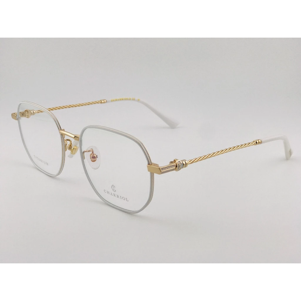 全新 瑞士精品品牌【CHARRIOL 夏利豪】L-6103B 光學眼鏡 鏡框 鈦金屬 鋼索設計 純鈦/β鈦材質