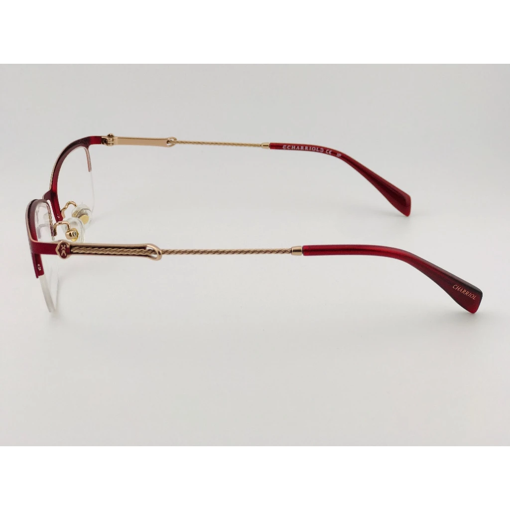 全新 瑞士精品品牌【CHARRIOL 夏利豪】L-6105A-C01 光學眼鏡 鏡框 鈦金屬 鋼索設計 純鈦/β鈦材質