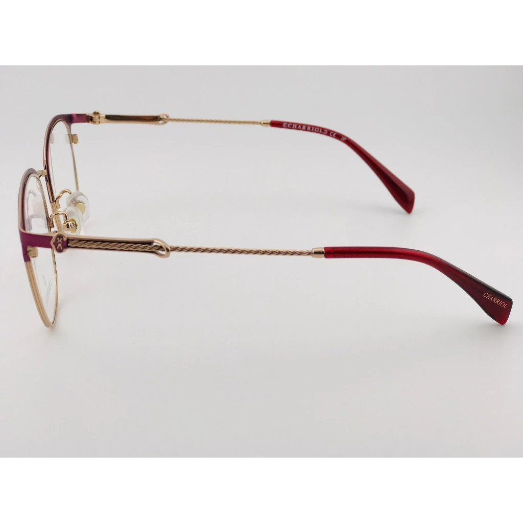 全新 瑞士精品品牌【CHARRIOL 夏利豪】L6105B-C01 光學眼鏡 鏡框 鈦金屬 鋼索設計 純鈦/β鈦材質