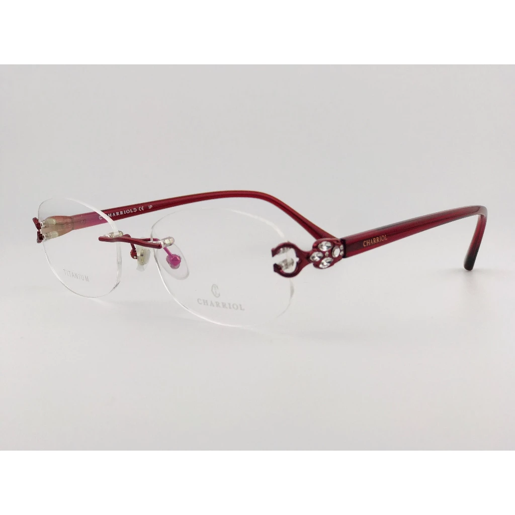 全新 瑞士精品品牌【CHARRIOL 夏利豪】L-6070A-C03 光學眼鏡 鏡框 鈦金屬 鋼索設計β鈦材質醋酸纖維