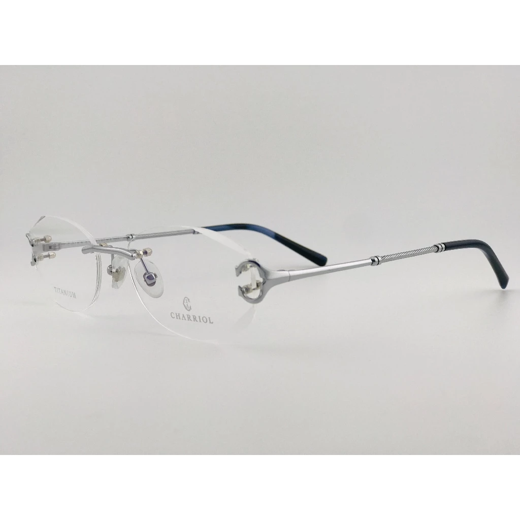 全新 瑞士精品品牌【CHARRIOL 夏利豪】L-6085-C02 光學眼鏡 鏡框 鈦金屬 鋼索設計 純鈦/β鈦材質