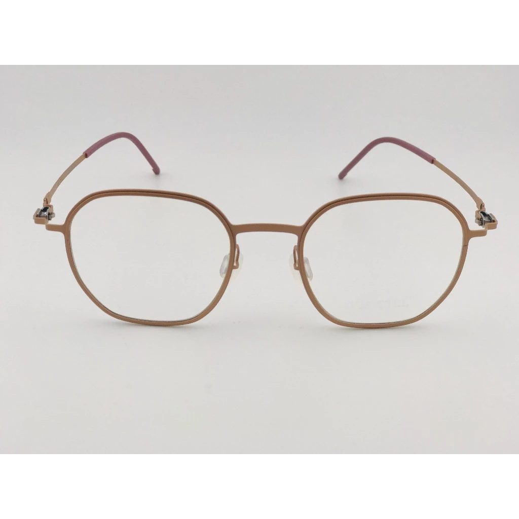 全新 日本製照【VIS TTLL】A003-C44 光學眼鏡 鏡框 β鈦金屬 β薄鈦眼鏡 β鈦材質 玫瑰金 眼鏡