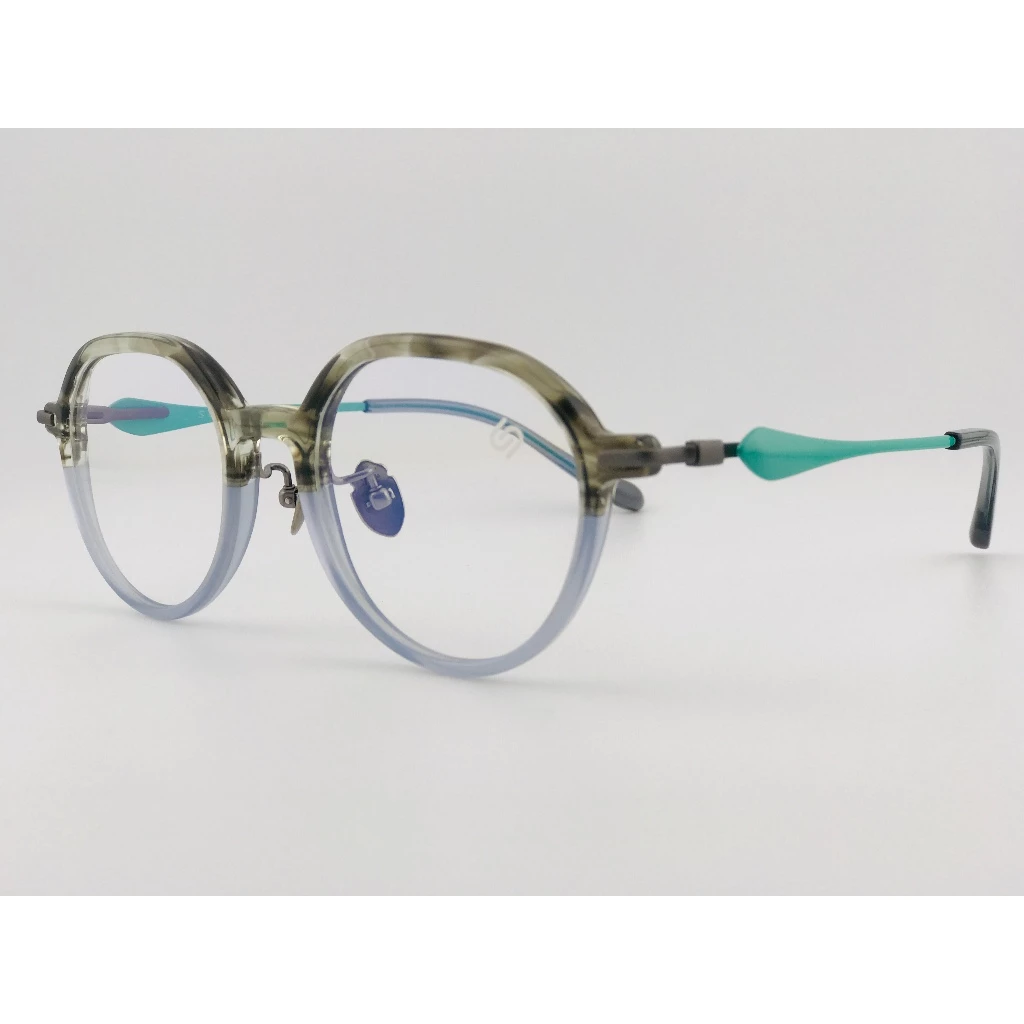 『合美眼鏡』【STEELER】1575-C3台灣原創設計 眼鏡 光學眼鏡 鏡框 鈦金屬 眼鏡 醋酸纖維