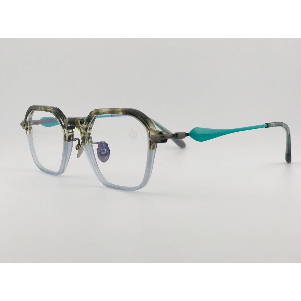 『合美眼鏡』【STEELER】1574-C4台灣原創設計 眼鏡 光學眼鏡 鏡框 鈦金屬 眼鏡 醋酸纖維