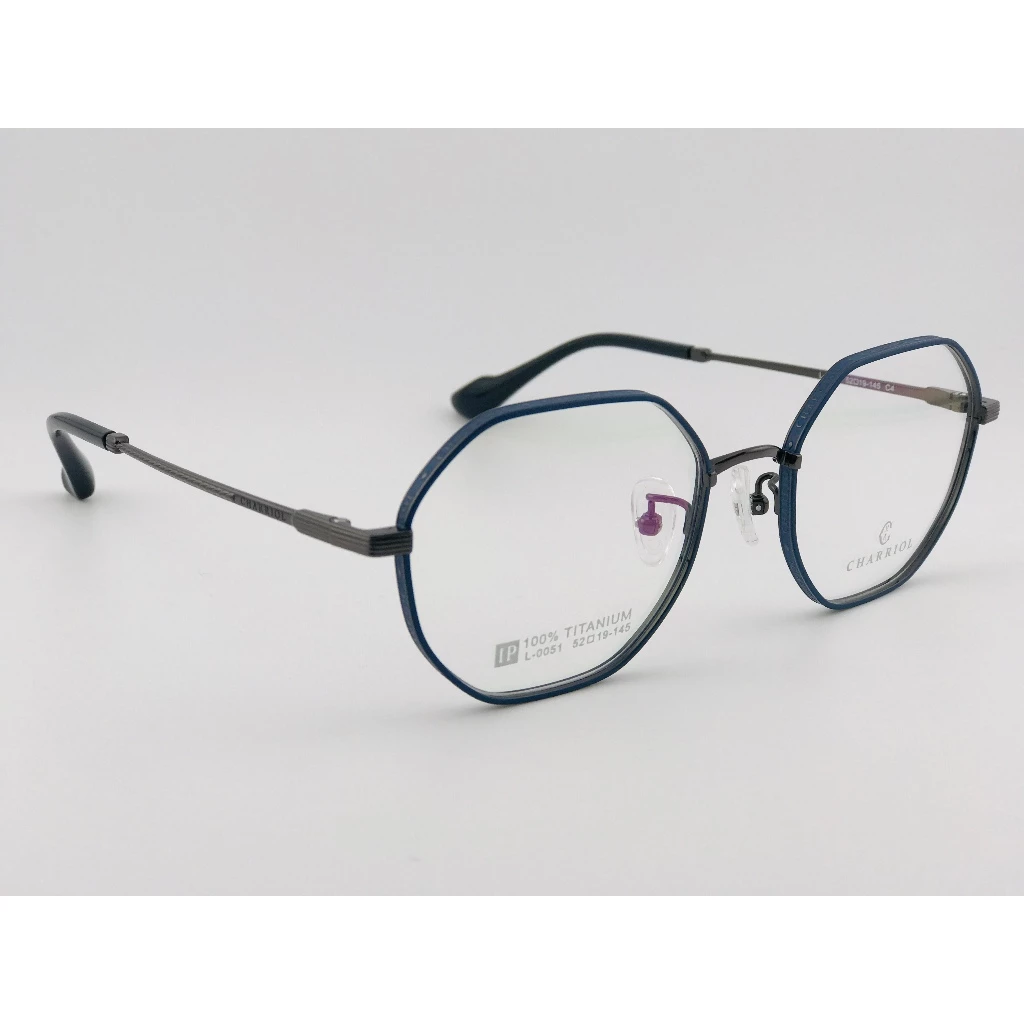 全新 瑞士精品品牌【CHARRIOL 夏利豪】L-0051 光學眼鏡 鏡框 鈦金屬 鋼索設計 純鈦/β鈦材質