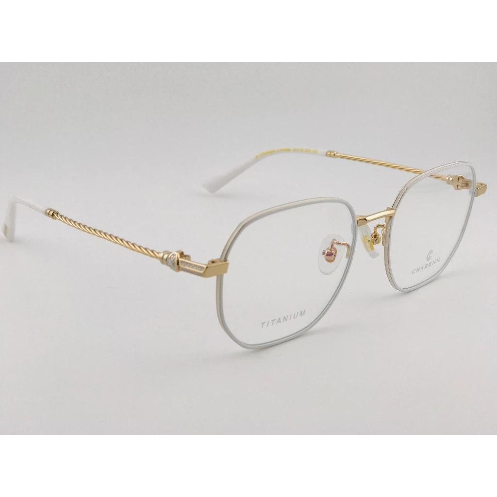 全新 瑞士精品品牌【CHARRIOL 夏利豪】L-6103B 光學眼鏡 鏡框 鈦金屬 鋼索設計 純鈦/β鈦材質