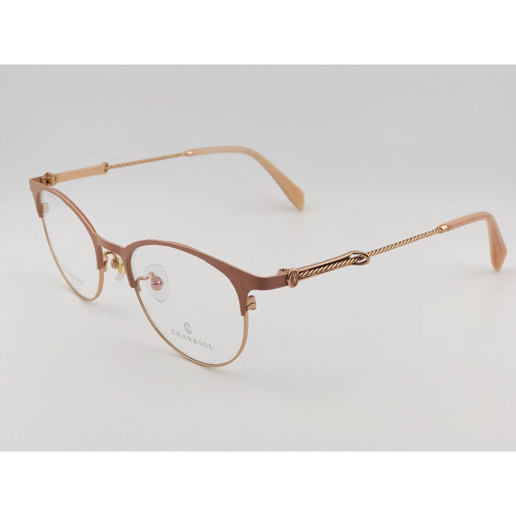 全新 瑞士精品品牌【CHARRIOL 夏利豪】L-6105C-C02 光學眼鏡 鏡框 鈦金屬 鋼索設計 純鈦/β鈦材質