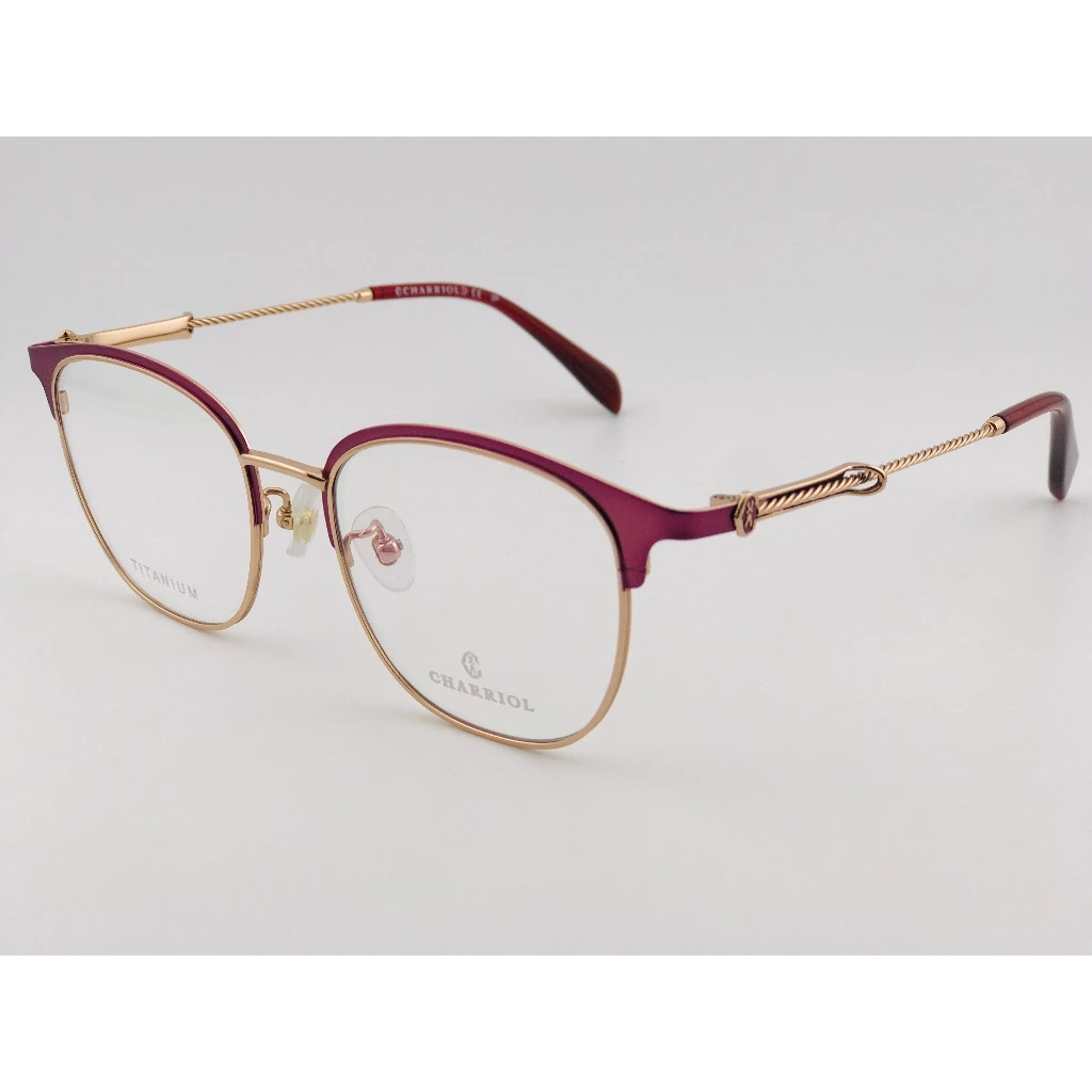 全新 瑞士精品品牌【CHARRIOL 夏利豪】L6105B-C01 光學眼鏡 鏡框 鈦金屬 鋼索設計 純鈦/β鈦材質