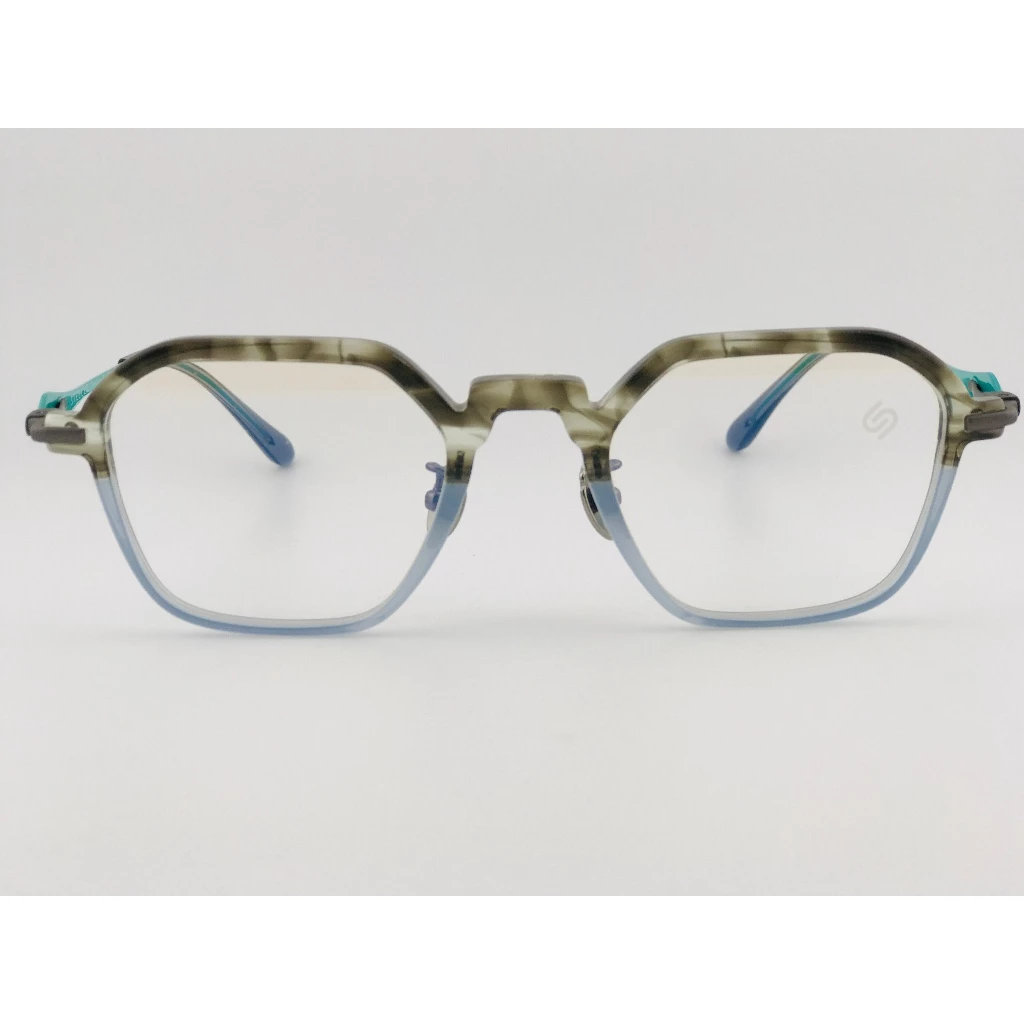 『合美眼鏡』【STEELER】1574-C4台灣原創設計 眼鏡 光學眼鏡 鏡框 鈦金屬 眼鏡 醋酸纖維