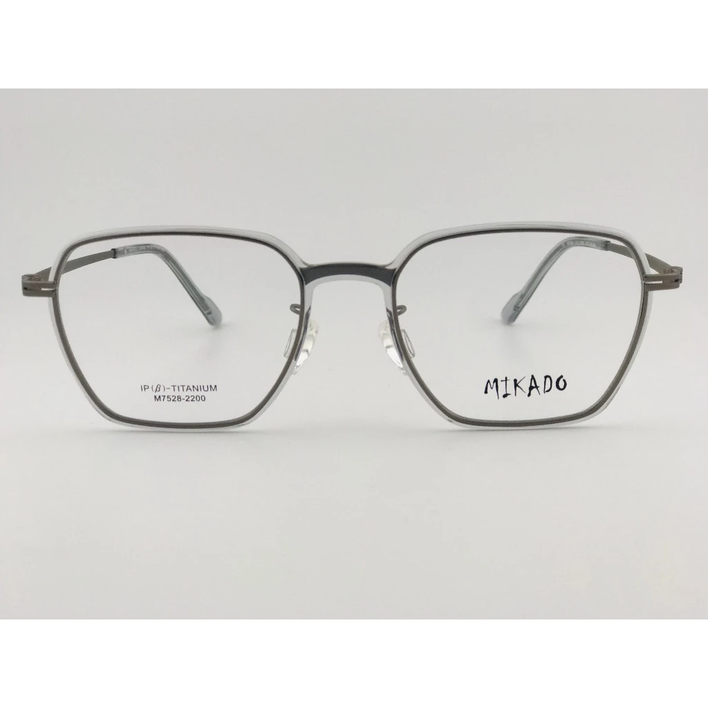全新 【日本MIKADO鏡框】 M7528-2200 鏡框 眼鏡 光學眼鏡 鈦眼鏡 鈦金屬眼鏡 輕量眼鏡