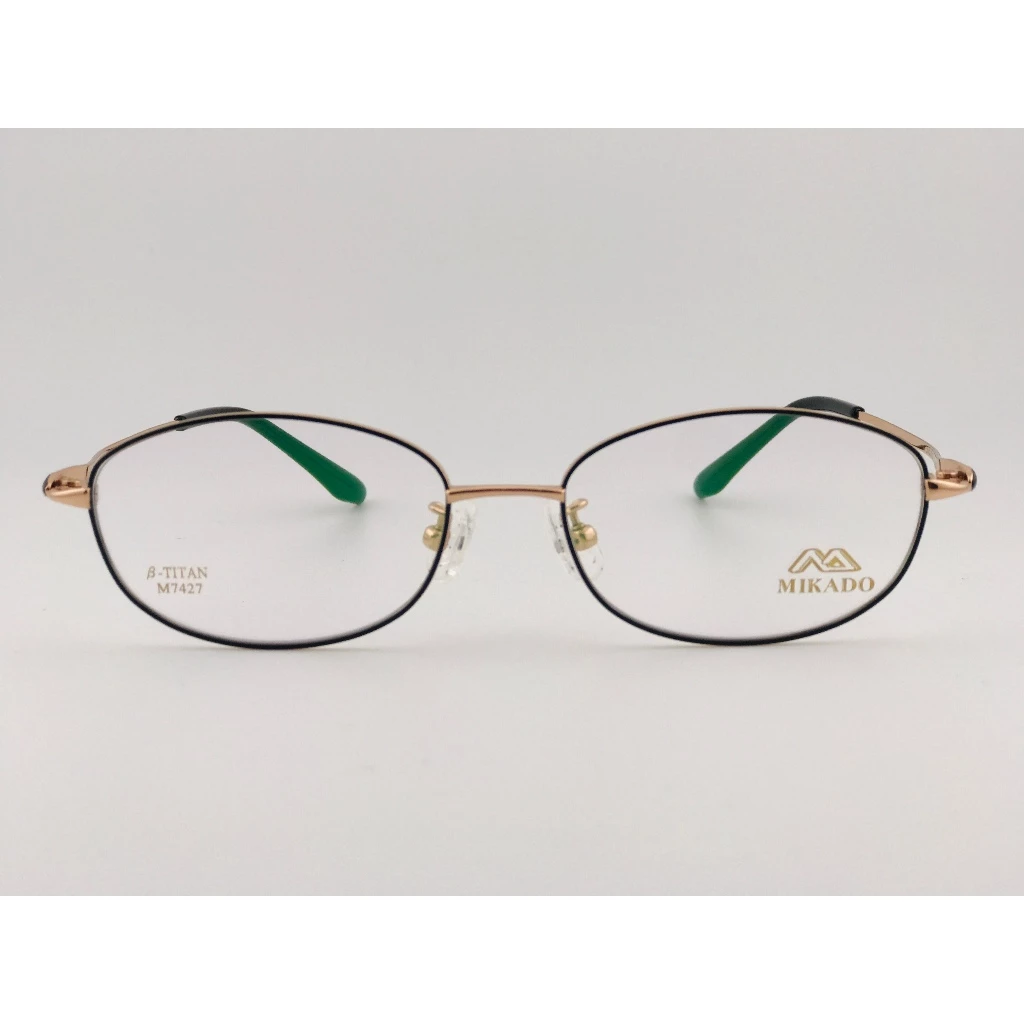 全新 【日本MIKADO鏡框】 M7427-2042 小尺寸 小框 鏡框 眼鏡 光學眼鏡 鈦眼鏡 鈦金屬眼鏡 輕量眼鏡