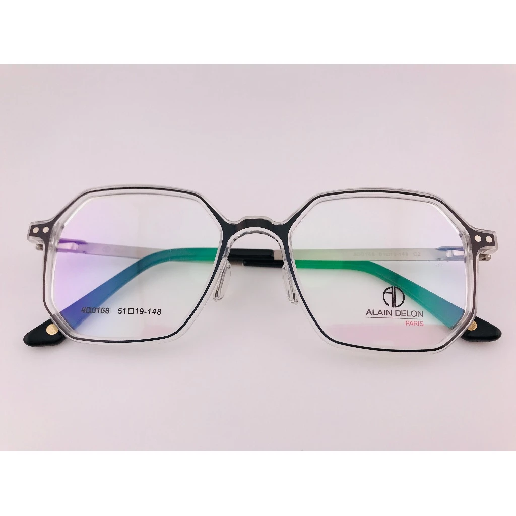 全新法國品牌 ALAIN DELON 亞蘭德倫 AD0168-C2 鏡框 眼鏡 不鏽鋼 醋酸纖維(板料) 輕量眼鏡