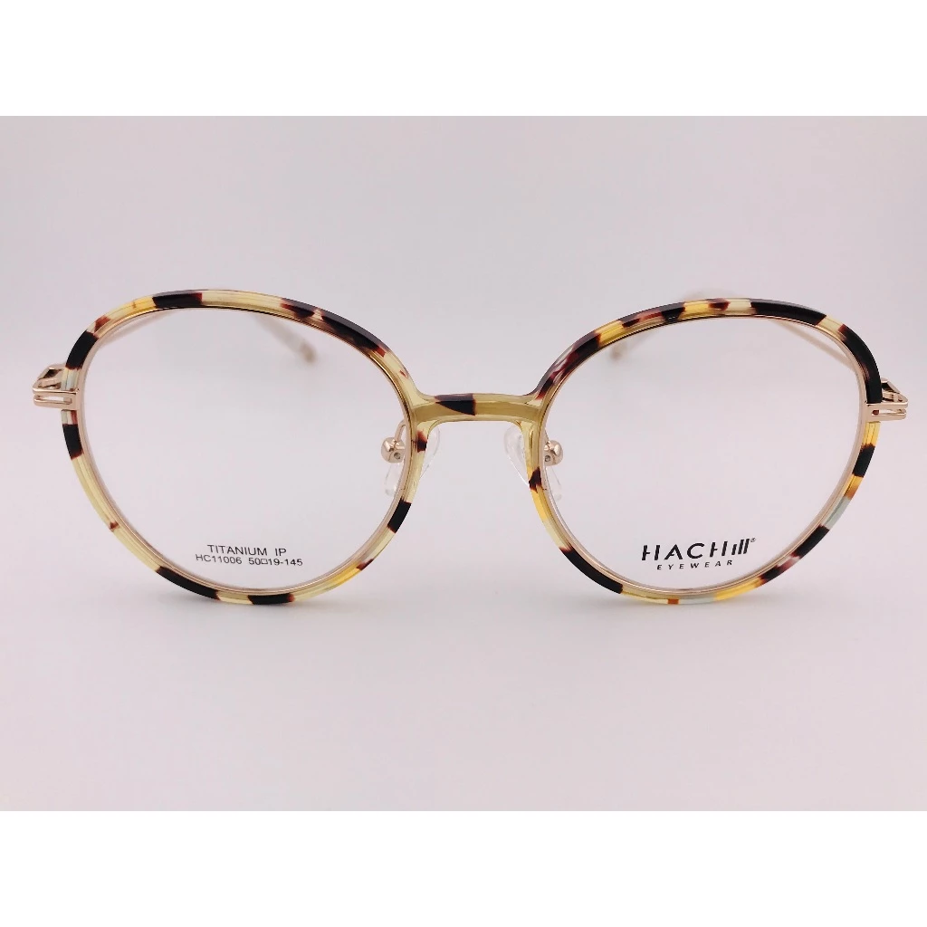 HACHILL 香港潮牌眼鏡 HC11006-C2 琥珀色眼鏡 鏡框 眼鏡 鈦金屬 TR流行眼鏡