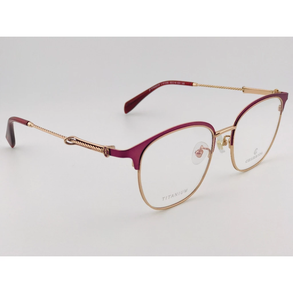 全新 瑞士精品品牌【CHARRIOL 夏利豪】L6105B-C01 光學眼鏡 鏡框 鈦金屬 鋼索設計 純鈦/β鈦材質