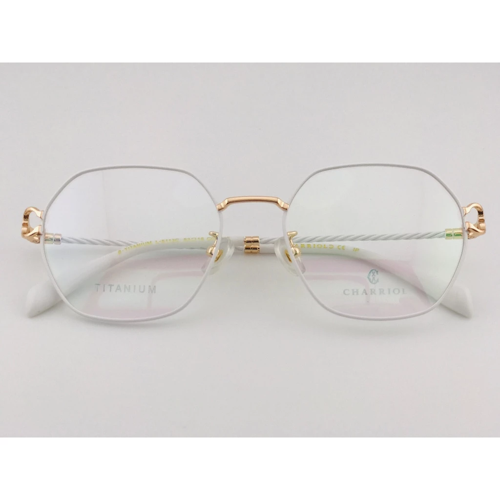 全新 瑞士精品品牌【CHARRIOL 夏利豪】L-6113C 光學眼鏡 鏡框 鈦金屬 鋼索設計 純鈦/β鈦材質