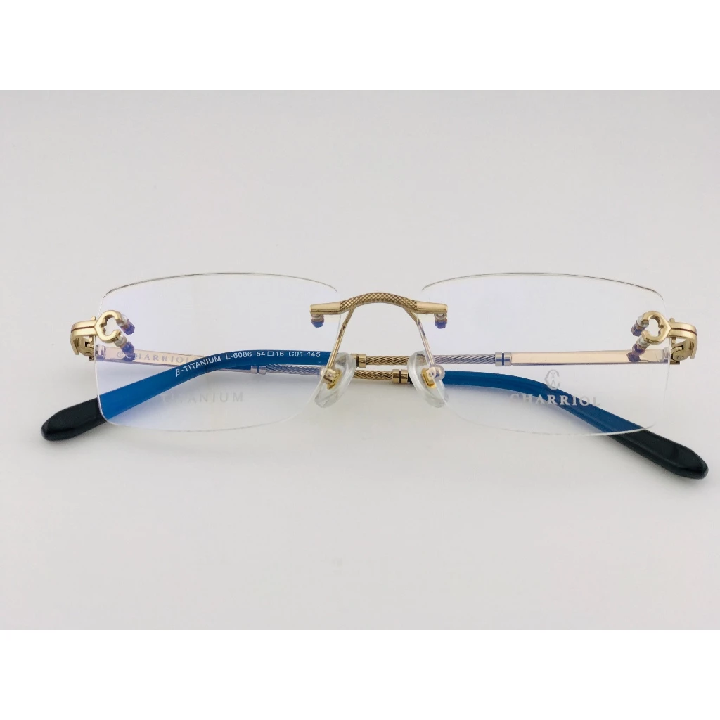 全新 瑞士精品品牌【CHARRIOL 夏利豪】L-6086 光學眼鏡 鏡框 鈦金屬 鋼索設計 純鈦/β鈦材質