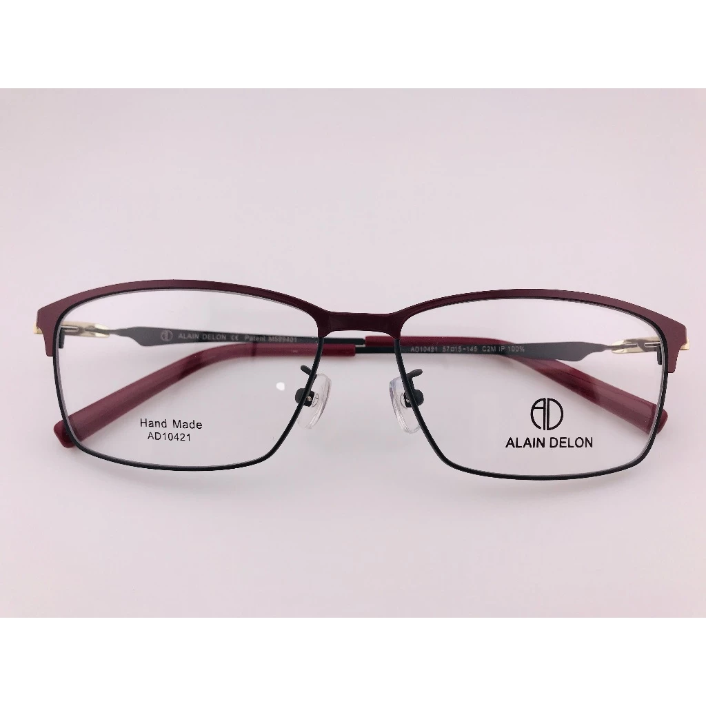全新法國品牌 ALAIN DELON 亞蘭德倫 AD10421-C2M 鏡框 眼鏡 純鈦 輕量眼鏡