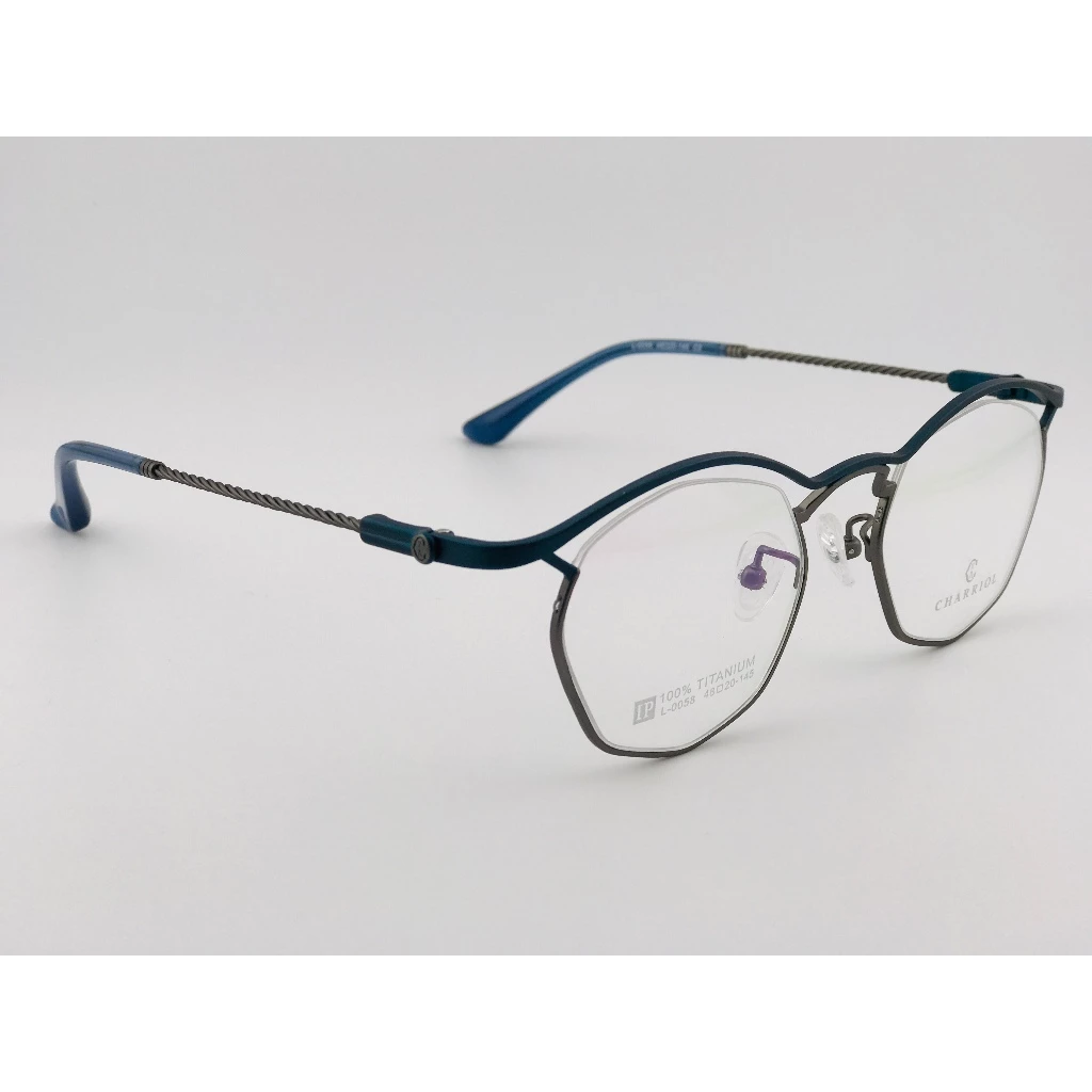 全新 瑞士精品品牌【CHARRIOL 夏利豪】L-0058-C3 光學眼鏡 鏡框 鈦金屬 鋼索設計 純鈦/β鈦材質