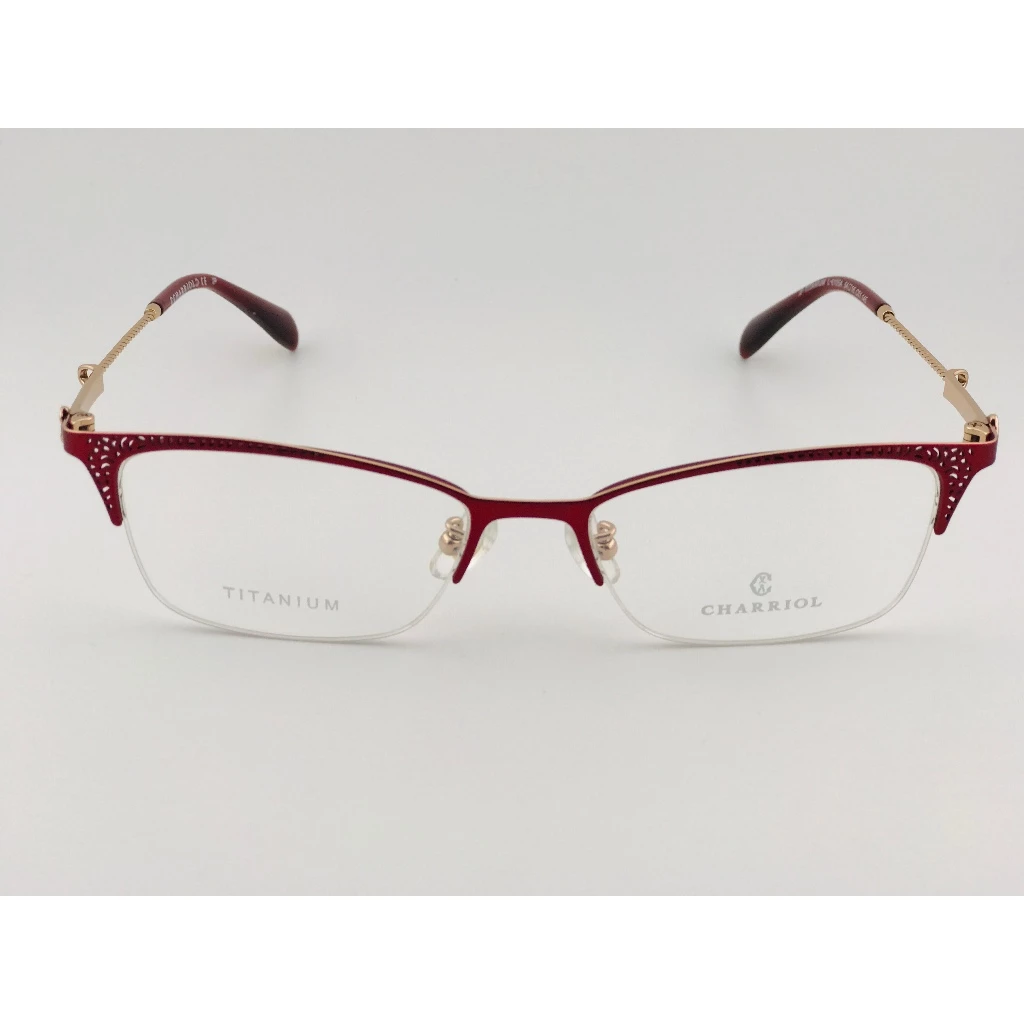 全新 瑞士精品品牌【CHARRIOL 夏利豪】L-6105A-C01 光學眼鏡 鏡框 鈦金屬 鋼索設計 純鈦/β鈦材質